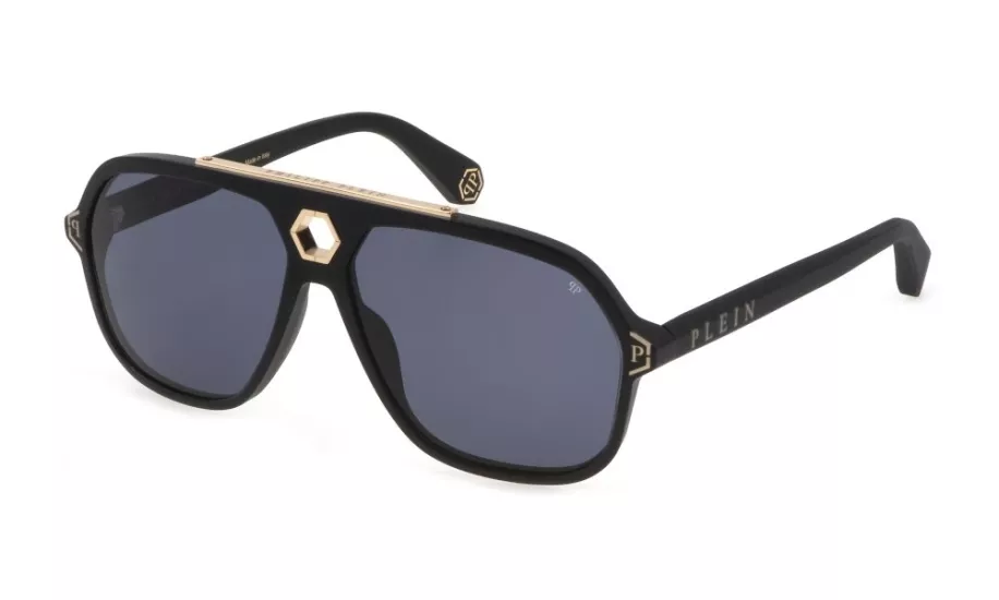 Philipp Plein SPP004M 0703 61 | Unisex Siyah Güneş Gözlüğü